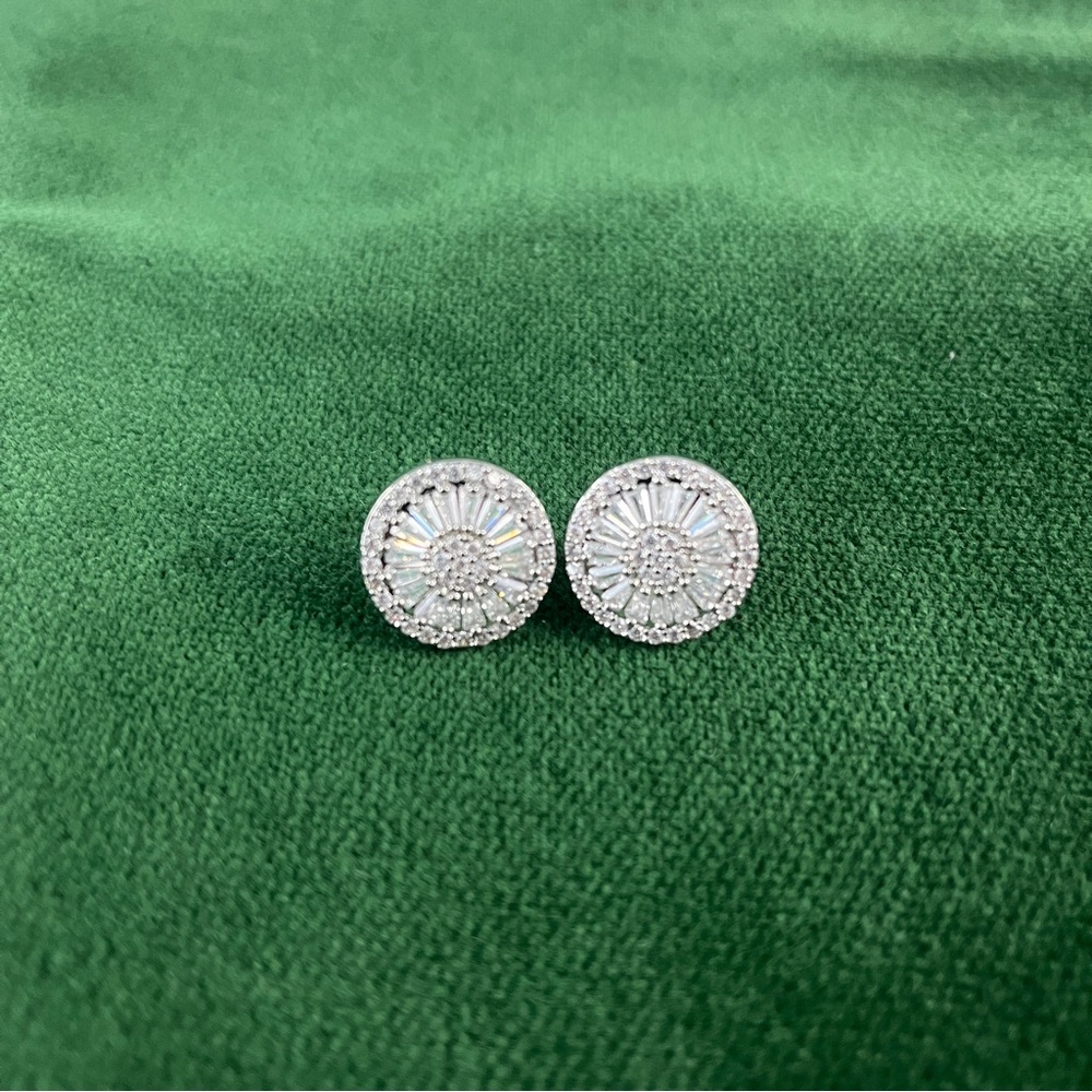 Round Crystal Earrings